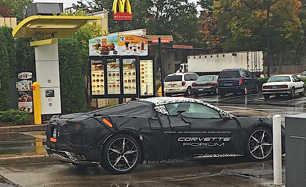 Mid-Engine Corvette Spy Shot