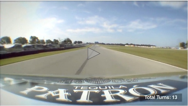 ALMS Driver Scott Sharp Takes a Hot Lap Around Mid-Ohio