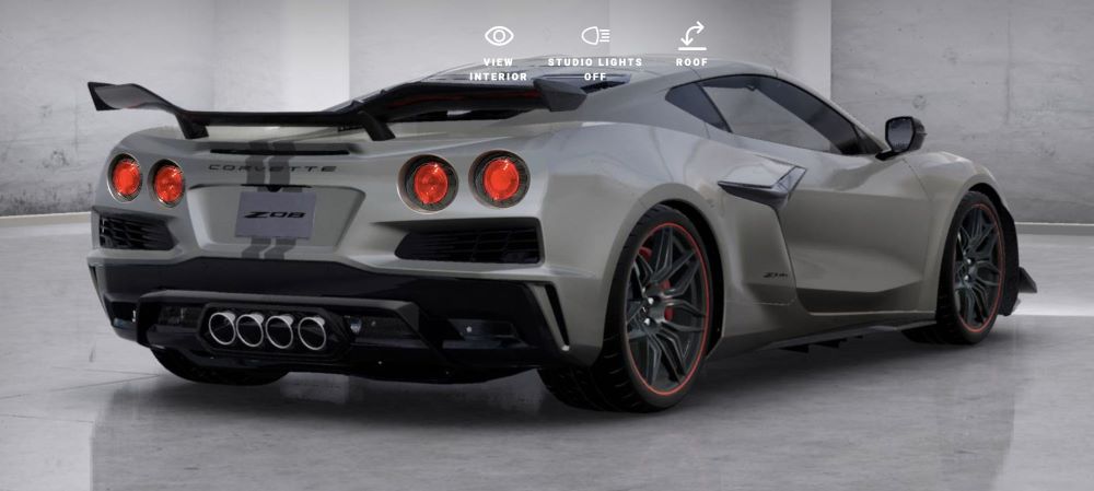 C8 Z06 Rendering Round Taillights