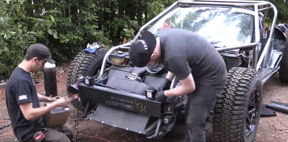 Corvette Cart Gets Headlights