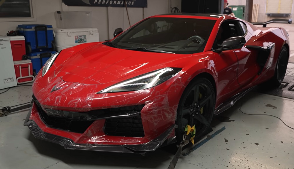 C8 Z06 on Dyno