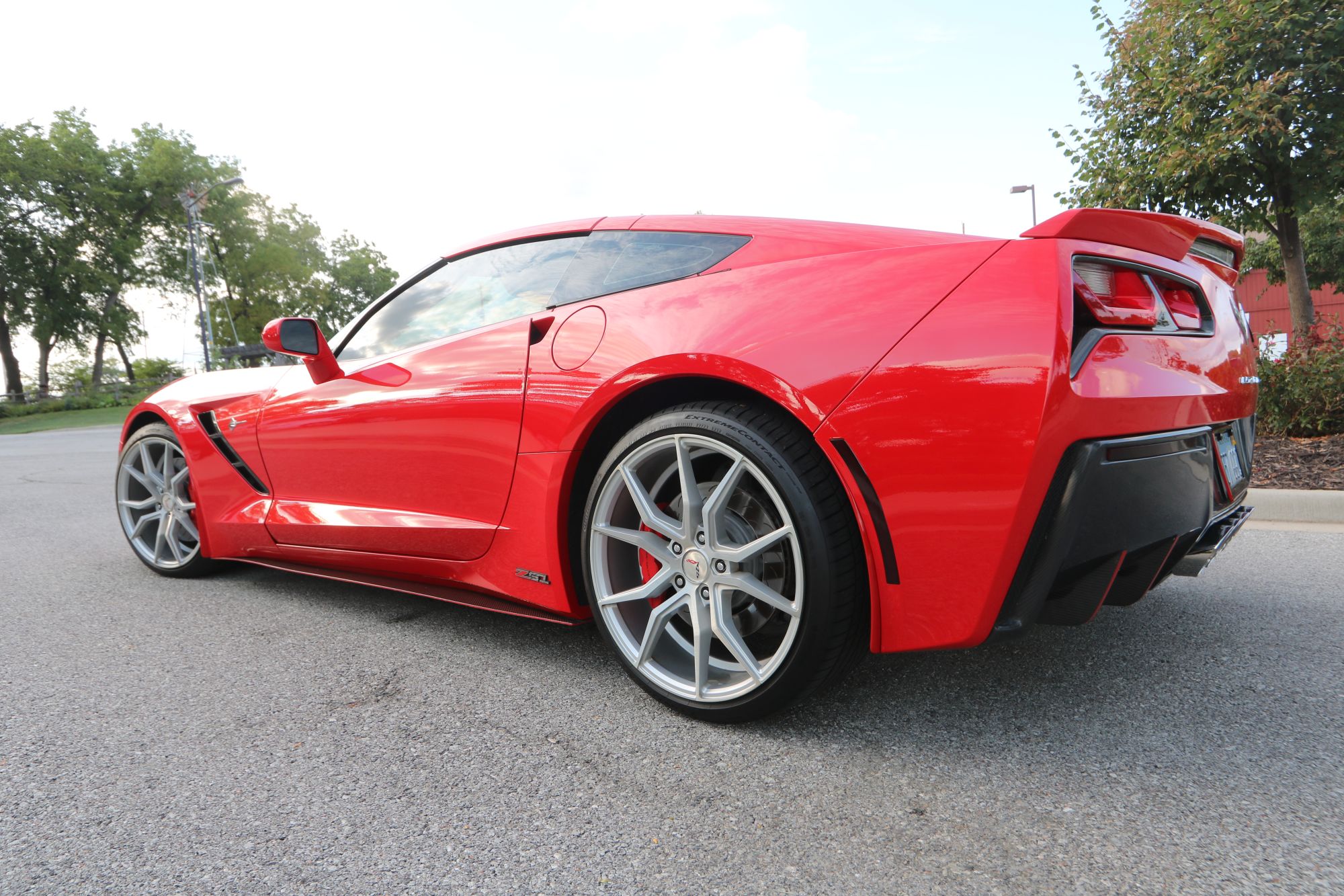 Red C7 Corvette Coupe Paint Correction