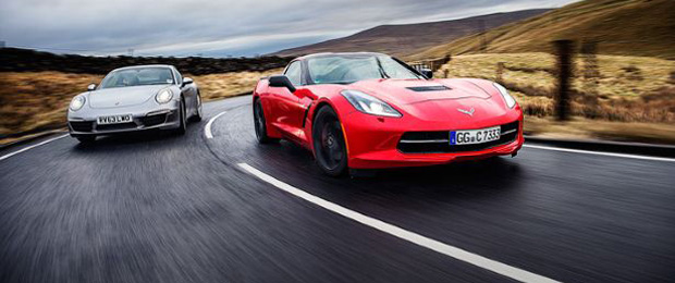 Porsche 911 vs C7 Corvette Stingray