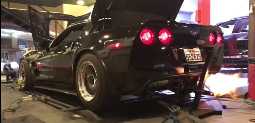 C6 Corvette ZR1 on the Dyno