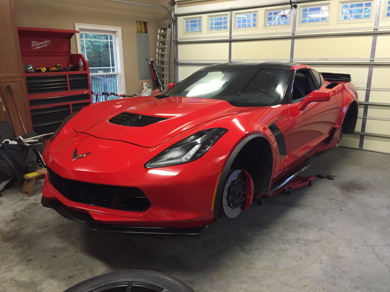 red C7 brake bleed