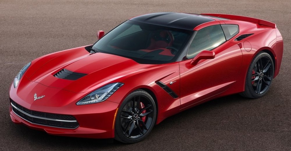 Red C7 Corvette Stingray