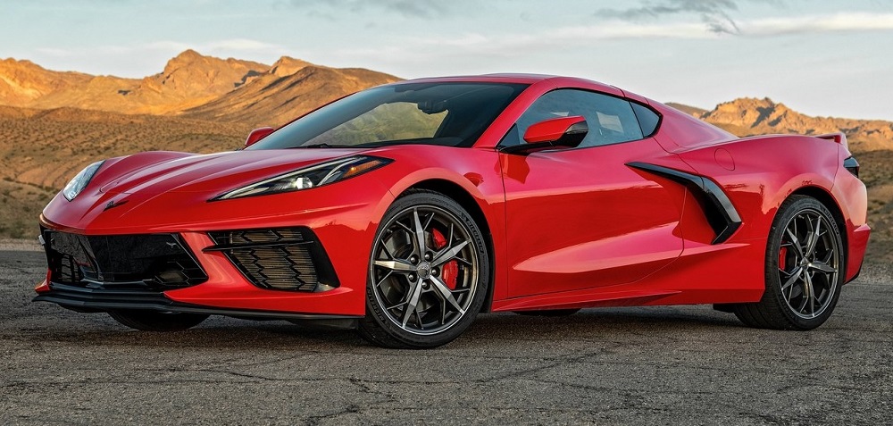 C8 Corvette Stingray in Red