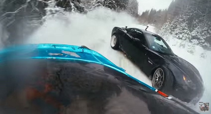 Russian Z06 Drifting Competion