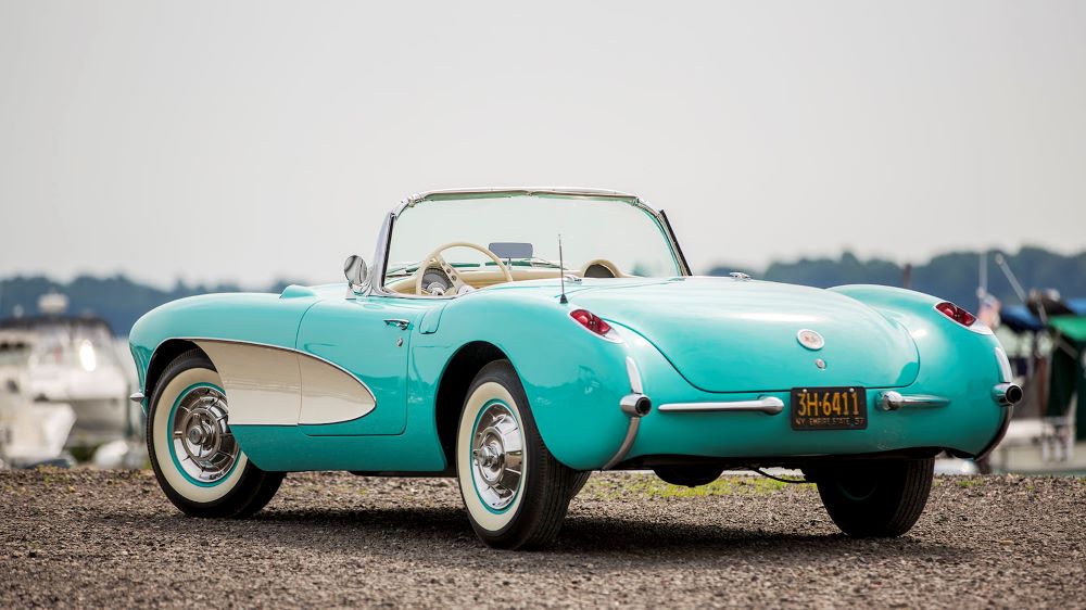 Cascade Green 1957 Corvette