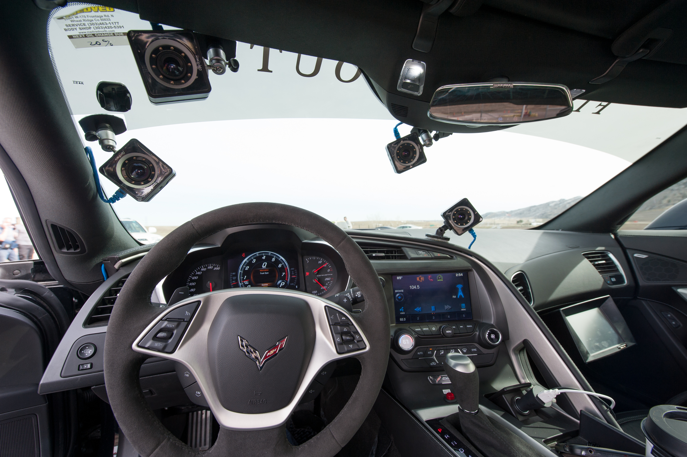 SAM Corvette cockpit