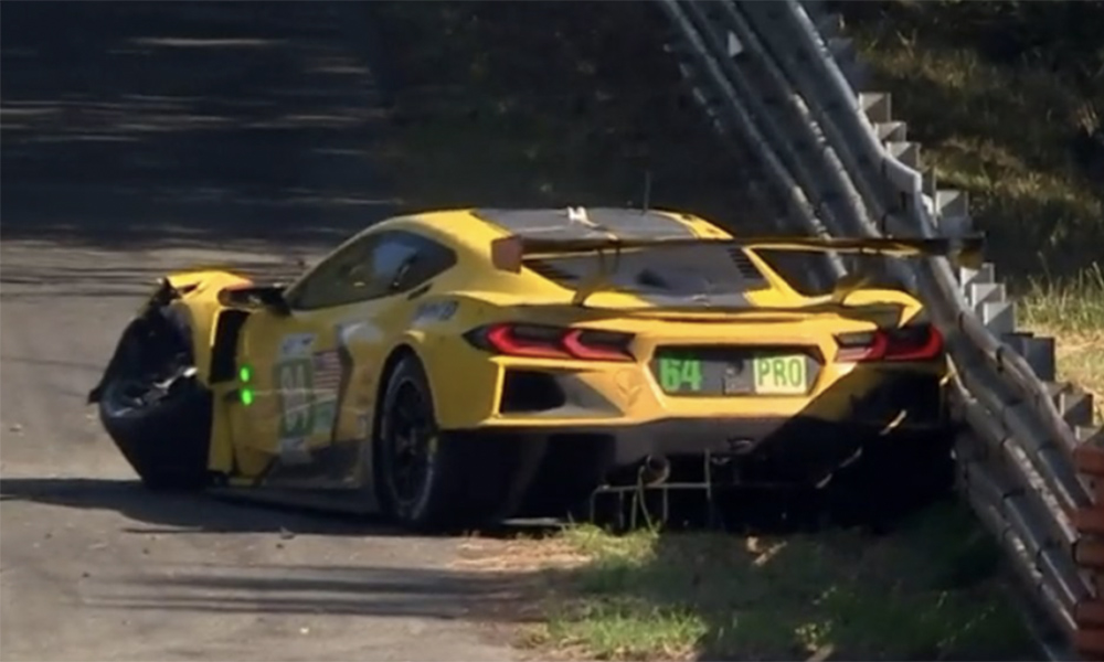 Corvette C8R Le Mans Accident