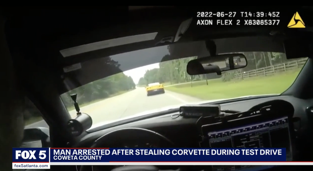 C7 Corvette Test Drive Theft