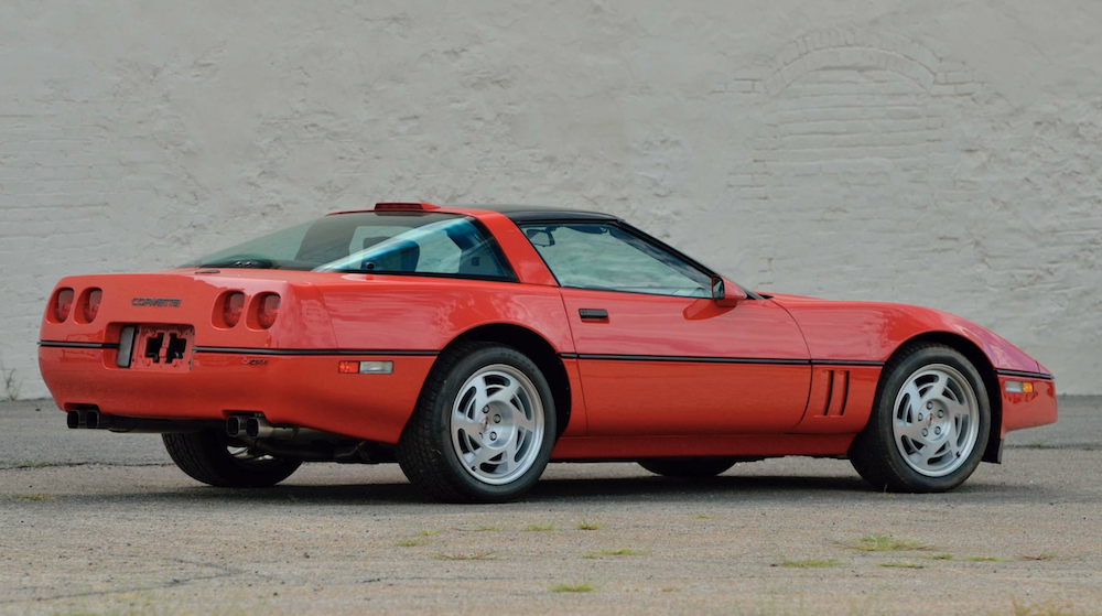 Collection of Red C4 Corvettes