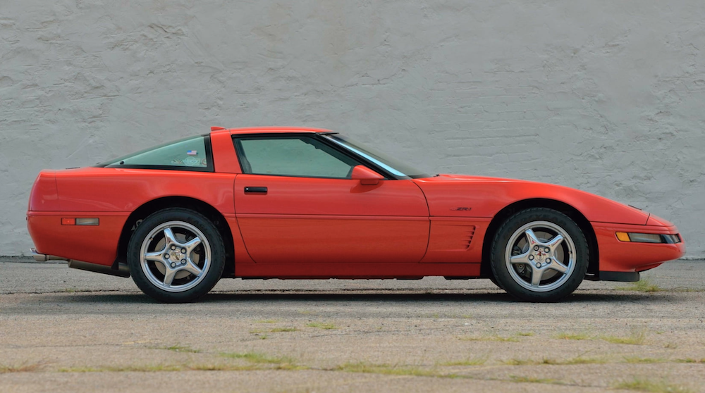 Collection of Red C4 Corvettes