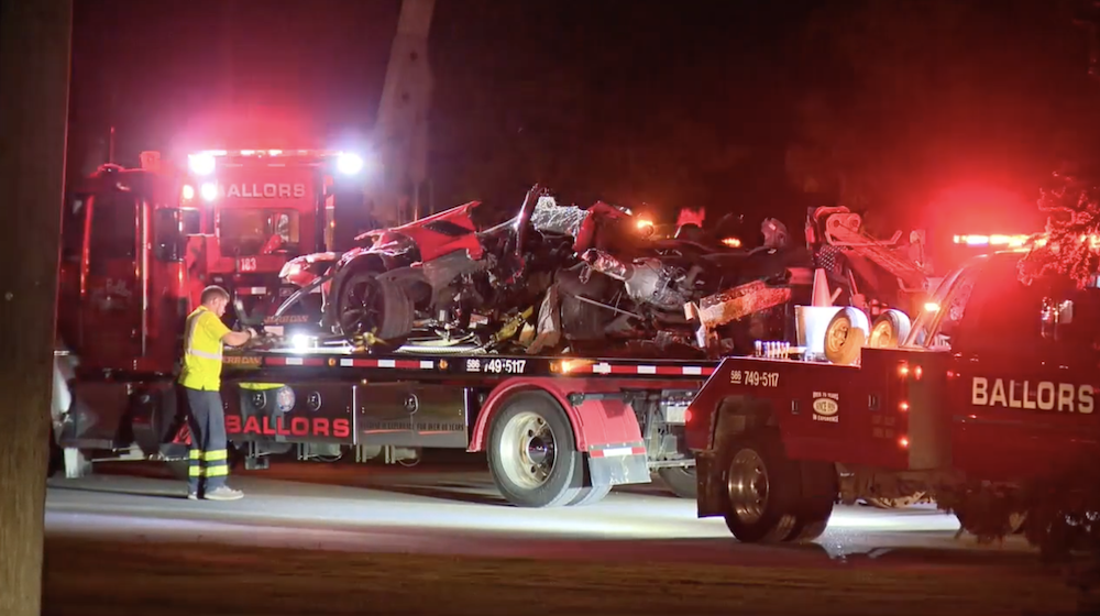 C7 Corvette Crash