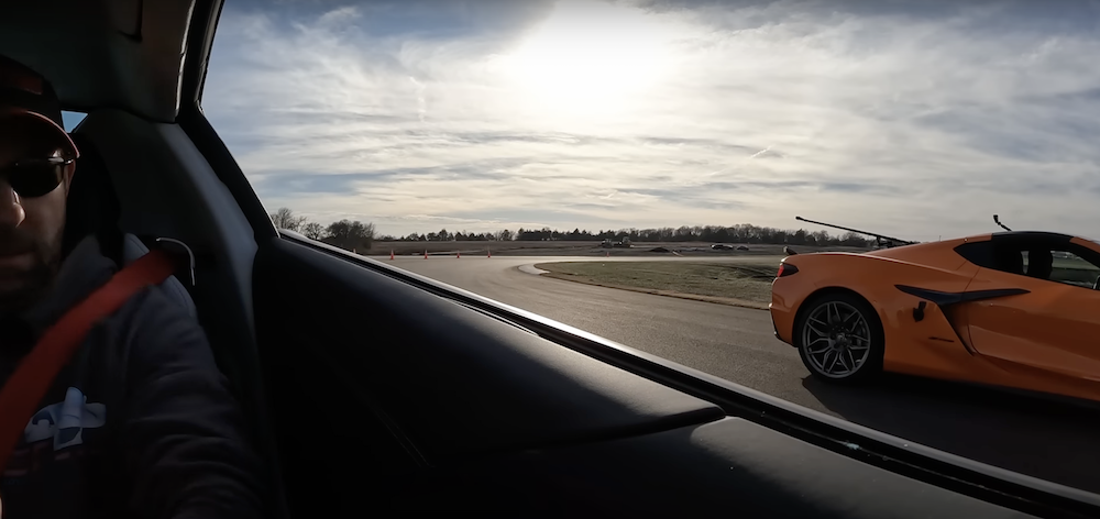 C8 Z06 vs C8 Stingray Drag Race