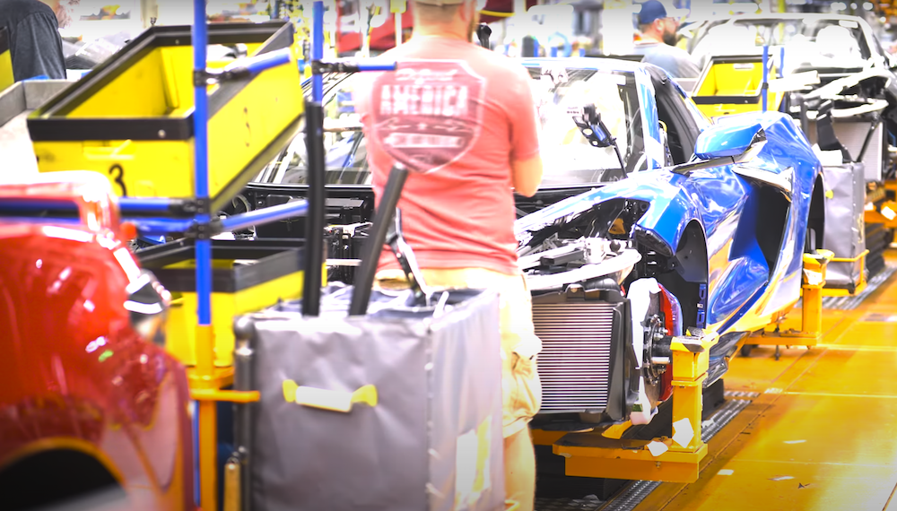 C8 Corvette Production Bowling Green