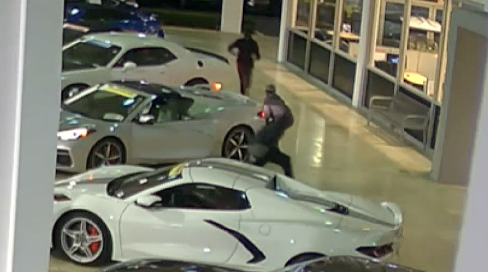 Rick Hendrick Chevrolet C8 Corvette Theft