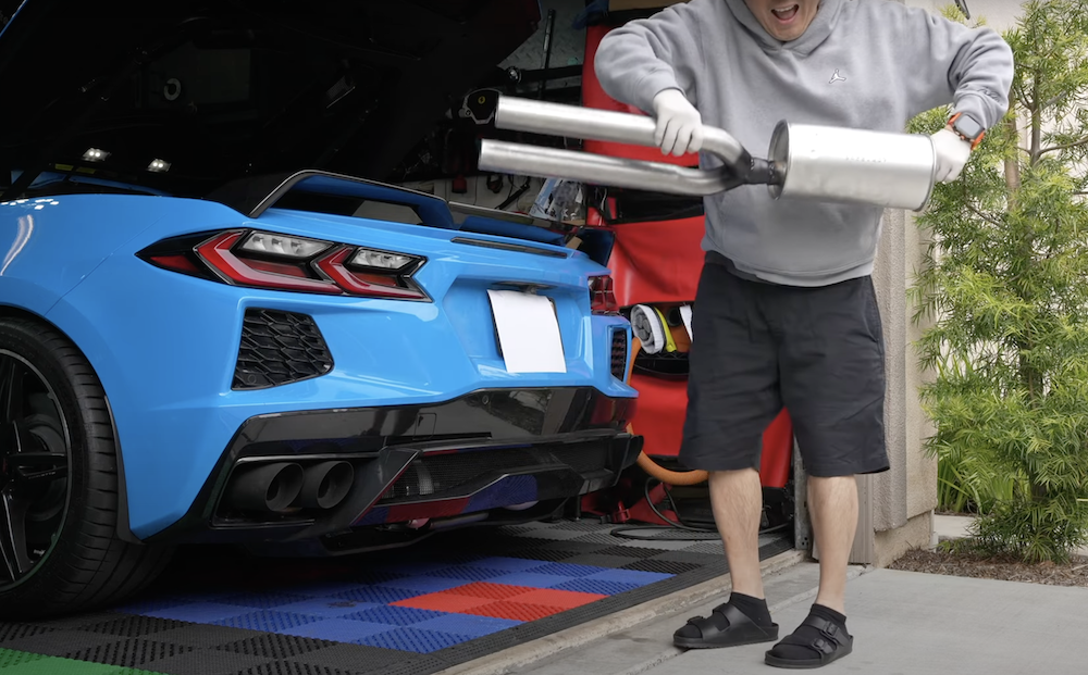 C8 Corvette Stingray Double Exhaust