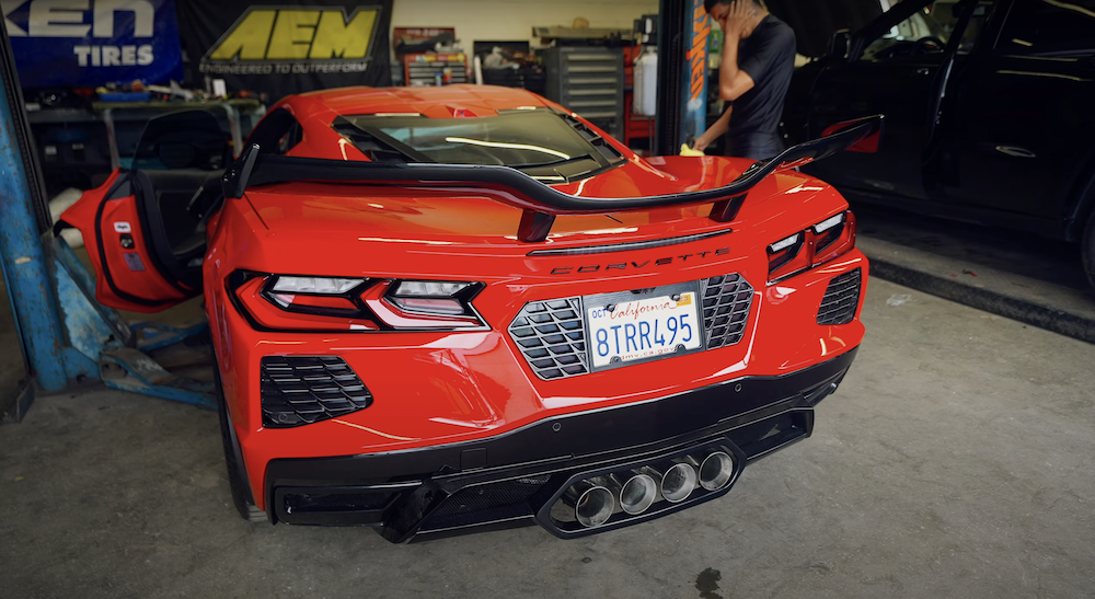 C8 Stingray Center Exit Exhaust