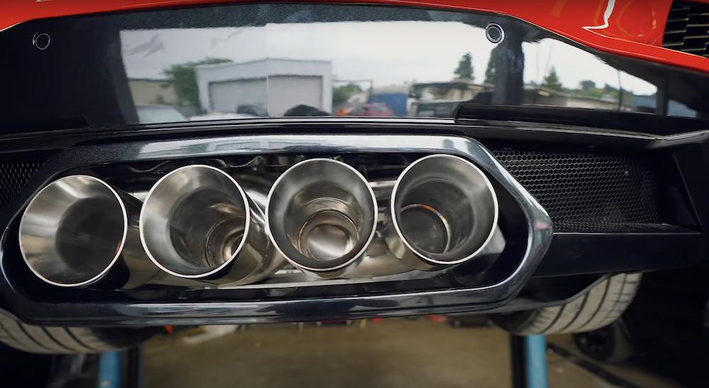 C8 Stingray Center Exit Exhaust