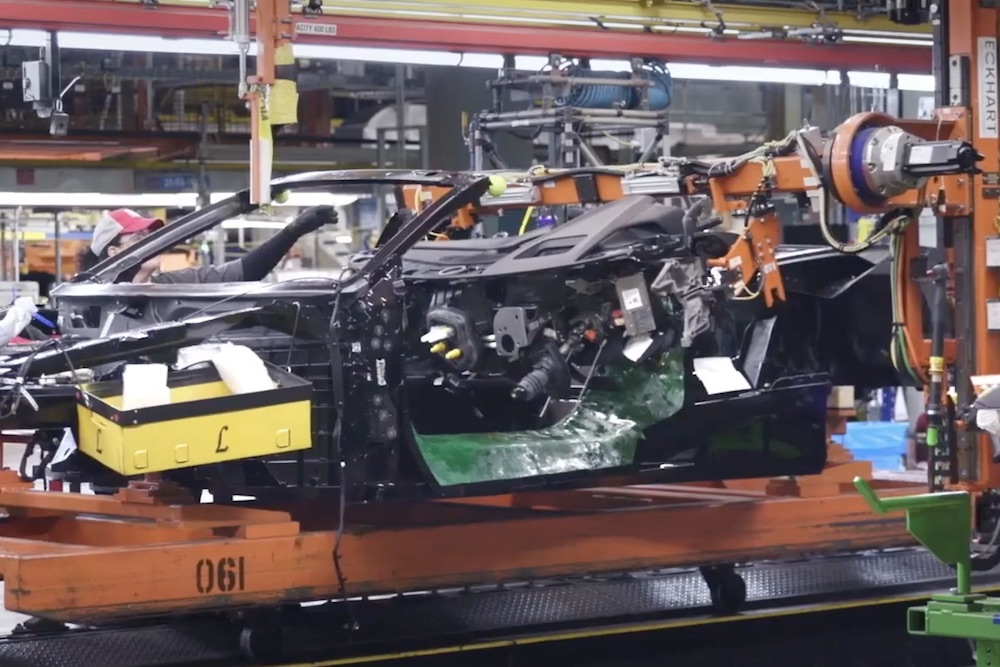 C8 Corvette Production Bowling Green Plant