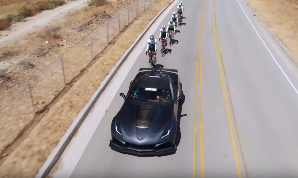 Jay Leno pace car bikes