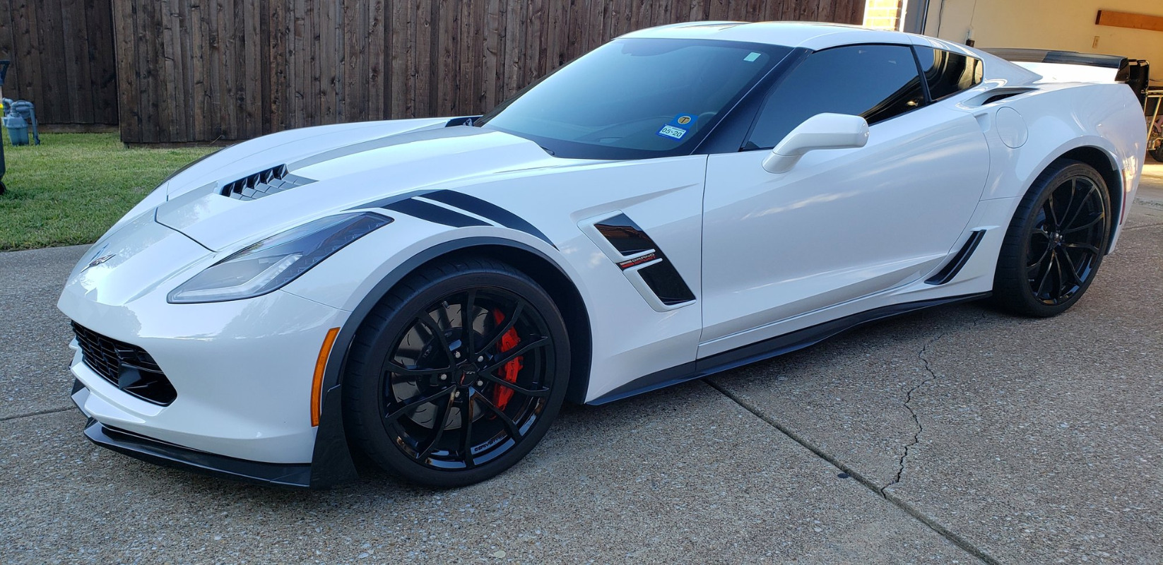 2017 C7 Arctic White Corvette for sale by the chief