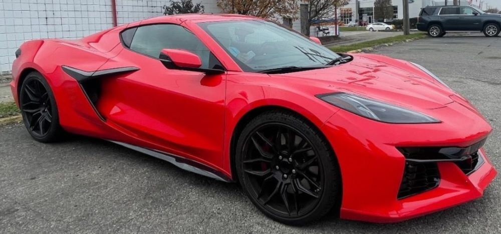 Torch Red C8 Z06 Corvette