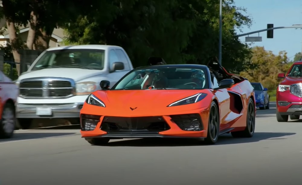 Jay Leno Surprised a Dying Man with a Ride in the (Still Unreleased) 2020 C8 Corvette