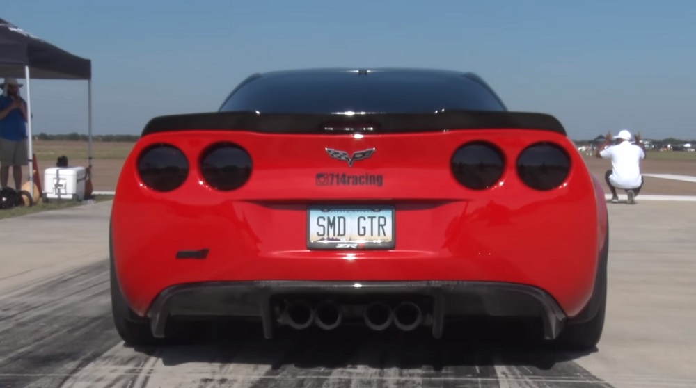 Corvette C6 ZR-1 Nitrous Drag Racing