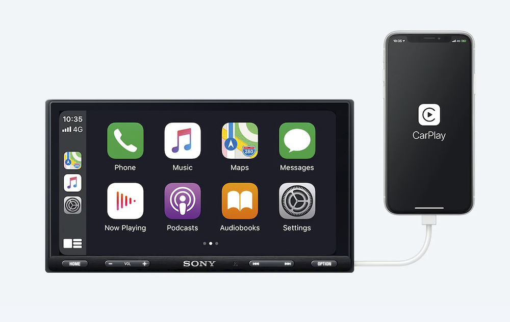 Sony XAV-AX5500 car AV receiver apple car play