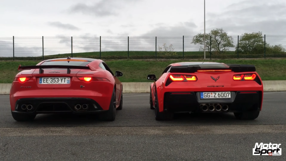 Corvette Z06 Jaguar F-Type SVR