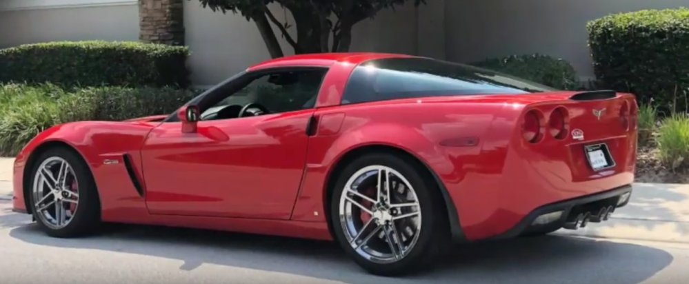 Red Stock C6 Corvette Z06