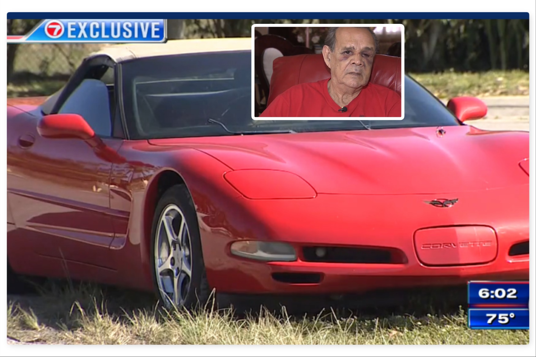 Battered Vietnam Veteran's Corvette Found