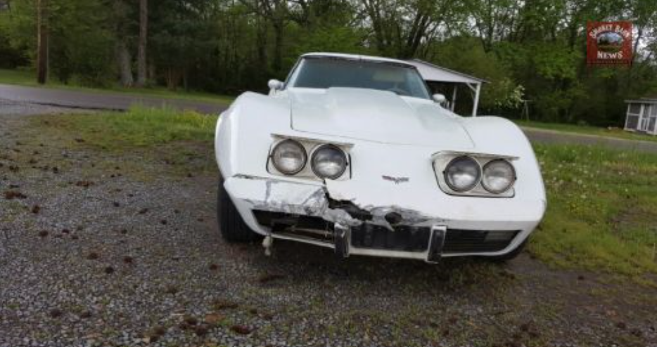 Stolen 1977 Corvette Found in Rough Shape