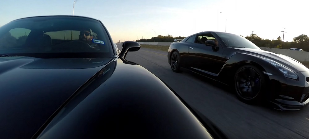 C6 Corvette Z06 Races R35 Nissan GT-R