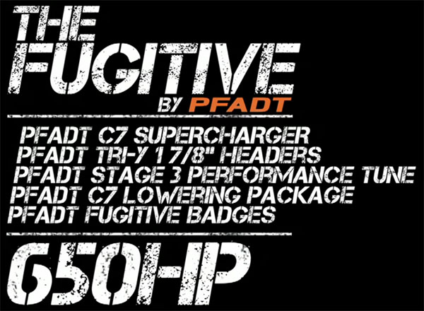 The Fugitive C7 Corvette by Pfadt