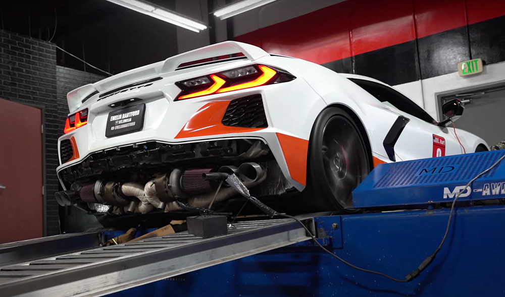 Twin-Turbo C8 Corvette on the Dyno