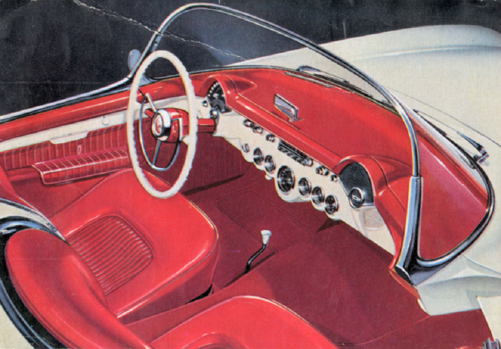 1953 Corvette Interior