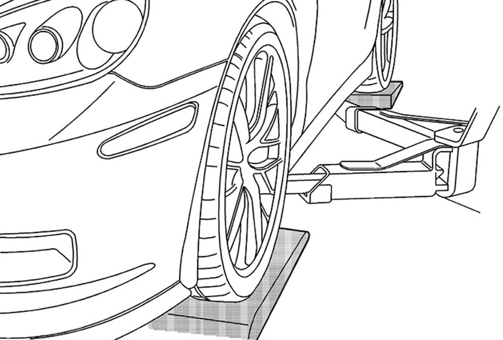 Corvette on the Hoist Diagram