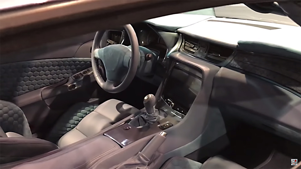 Valarra Corvette based supercar interior at SEMA 2019 in Las Vegas