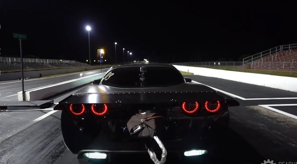 Twin Turbo Corvette Rear Launch