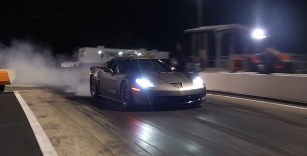 Corvette Z06 Dark Burnout