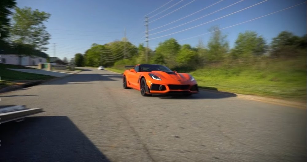 Corvette ZR1 on the Street