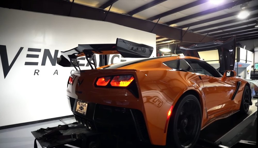 Corvette ZR1 on the Dyno