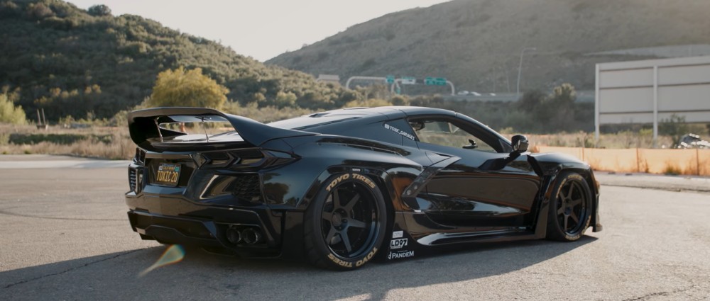 Widebody + Bagged C8 Corvette