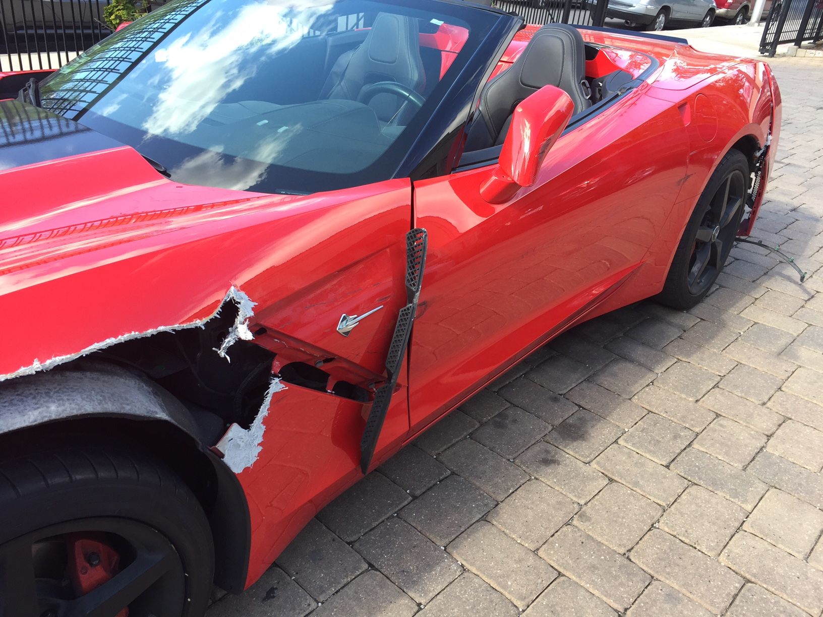 Would You Own a Crash-Damaged Corvette?