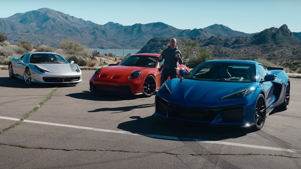 C8 Corvette Z06 vs Porsche 991 GT3 RS vs Ferrari 458