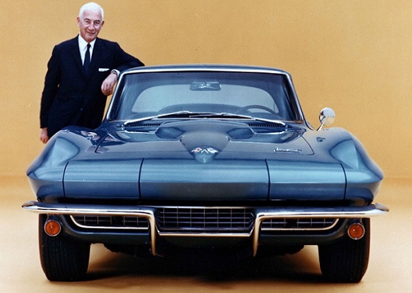 1966 Corvette wtih Zora Arkus-Duntov